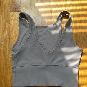 Lululemon two way cropped tank